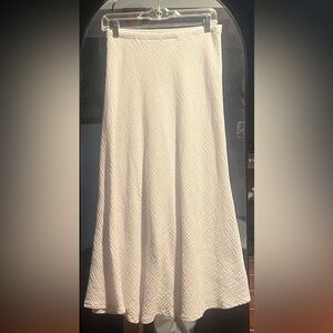 Chic Cream A-Line Women's Skirt